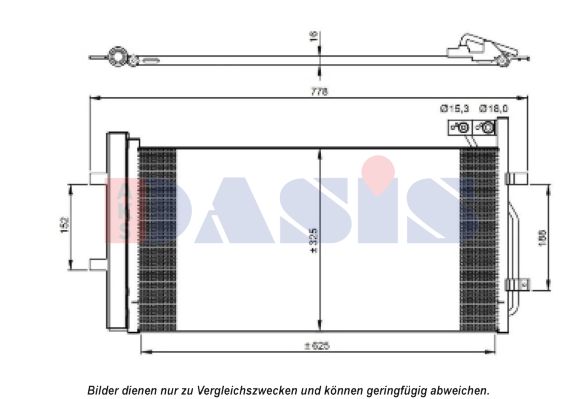 AKS DASIS Lauhdutin, ilmastointilaite 482029N